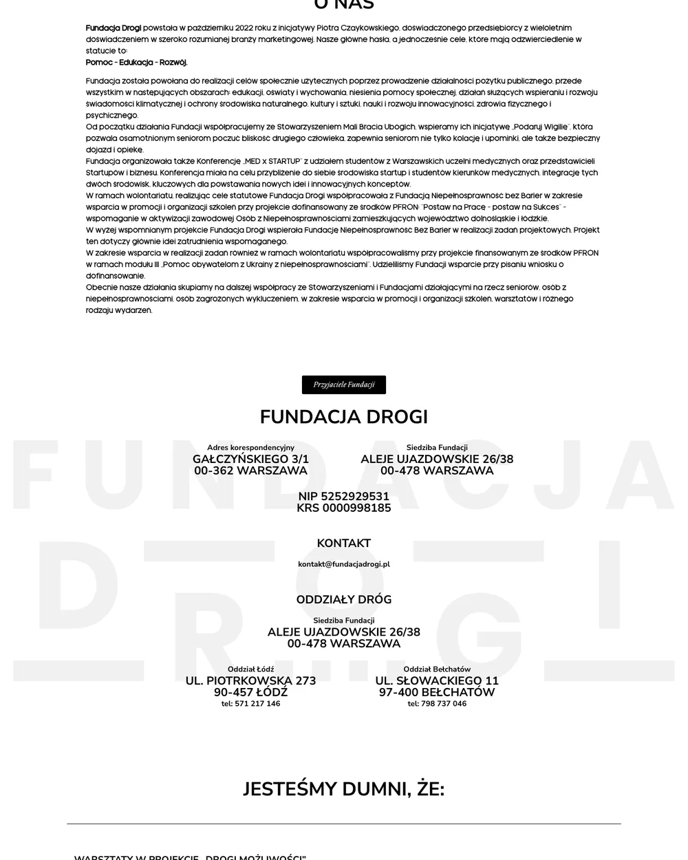 FUNDACJA DROGI