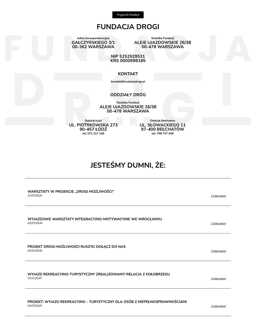 FUNDACJA DROGI